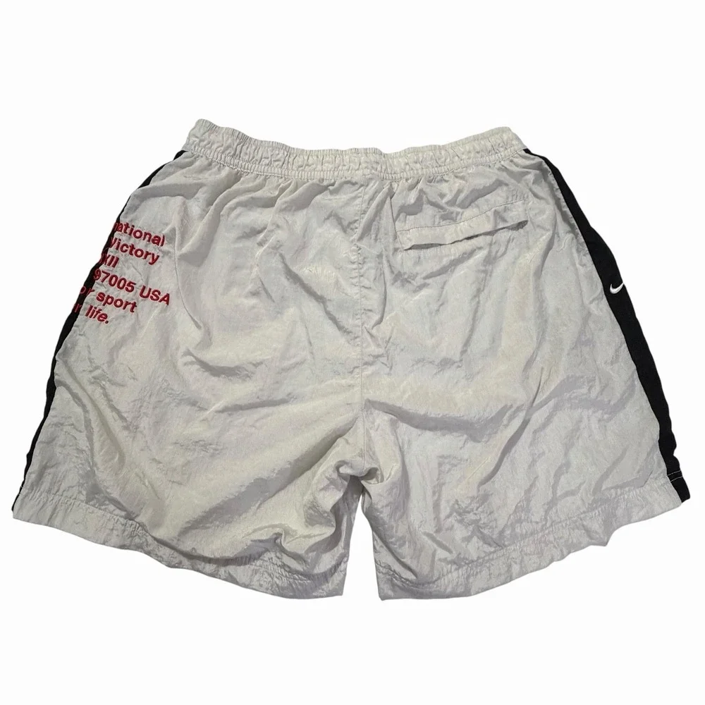 Nike Men's Sportswear Swoosh Woven Shorts CJ4904-100 Men's Size L